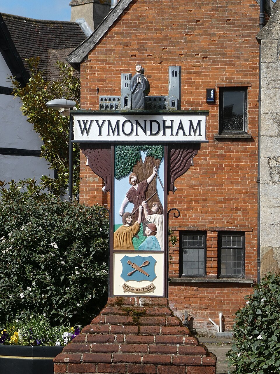 Wymondham town sign, Norfolk